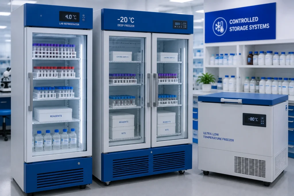 Controlled laboratory storage systems at Mayo Health Peshawar