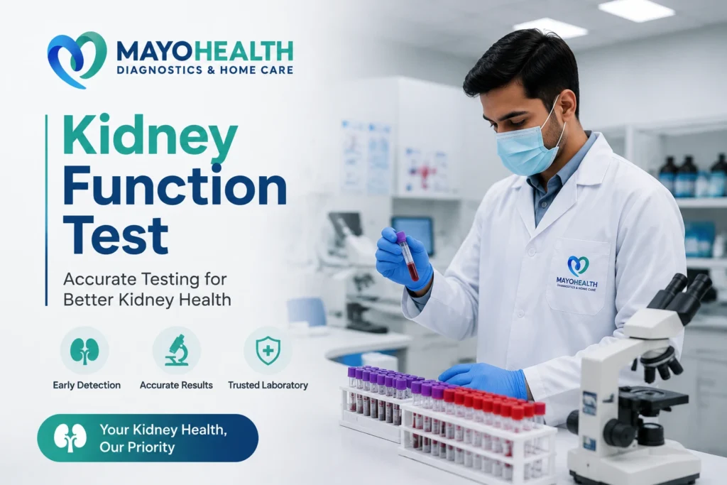 Kidney Function Test service at Mayo Health Diagnostic Lab & Home Care in Peshawar
