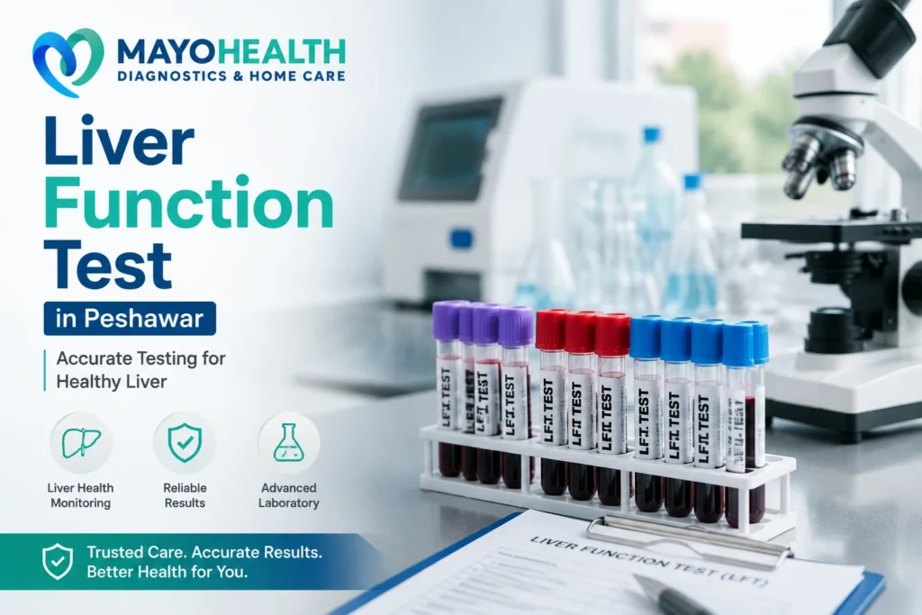 Liver Function Test service at Mayo Health Diagnostic Lab & Home Care in Peshawar